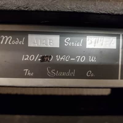 Vintage 1960's Standel "The Artist XII" A12B Dual Guitar/Bass 2x12 Amp image 11