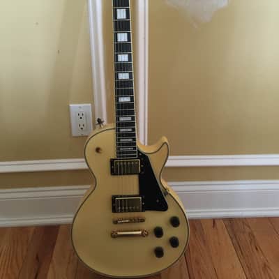 Edwards ESP Vintage Les Paul Randy Rhoads Cream Les Paul 2008 Cream White image 1