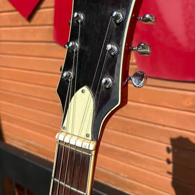 60's Silvertone Teisco Hollowbody Guitar - Red image 2