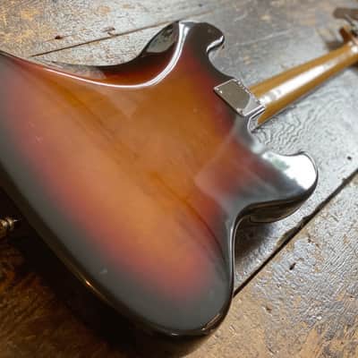 LEFTY! Fender '62 Jazz Bass Left handed 1991 Three Tone Sunburst MIJ K-Serial Japan Fujigen image 5