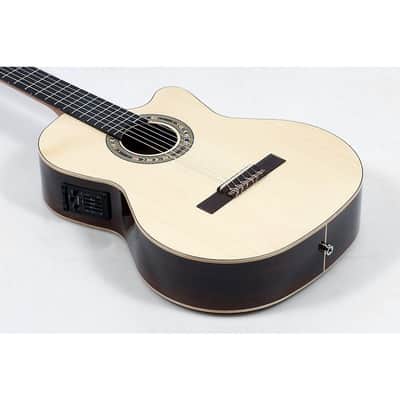 Kremona F65CW Fiesta Cutaway Acoustic-Electric Classical Guitar Regular Natural image 3
