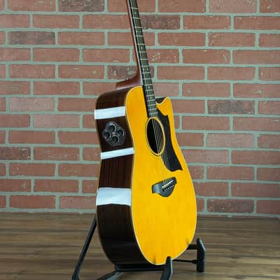Yamaha AC5M ARE Concert Cutaway Acoustic-electric Guitar - Vintage Natural image 10