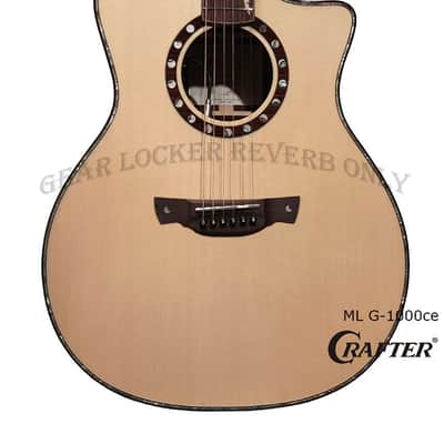 Crafter ML G-1000ce Anniversary all Solid Engelmann Spruce & Rosewood electronics acoustic guitar Bild 1