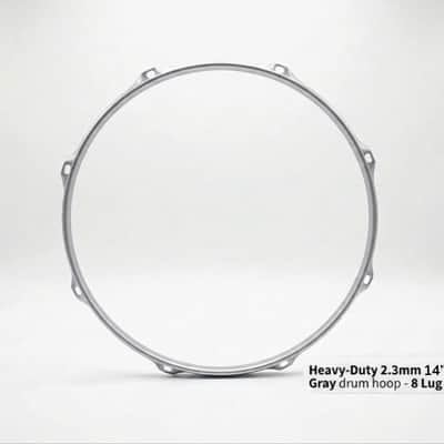 Dolby 14” Gray Hoop 8 Lug 2.3 mm Heavy Duty Triple Flange image 3