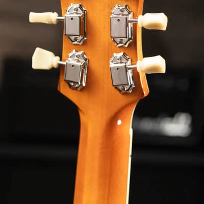 Eastman T486-GB Thinline Semi-hollowbody Electric Guitar - Goldburst with Hardshell Case image 7