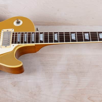 Greco EG-500 Deluxe MIJ 1979 Gold Top Maxon Mini Humbuckers Vintage Japan w/ Bag image 2