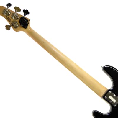 Ernie Ball Music Man StingRay 4-String Bass + Hipshot BT1 - Black image 10