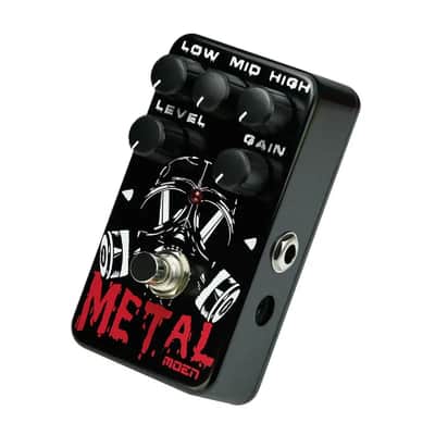 MOEN AM-TM Metal Guitar Effect Pedal, Metal Distortion Level Gain Low Middle High Guitar image 6