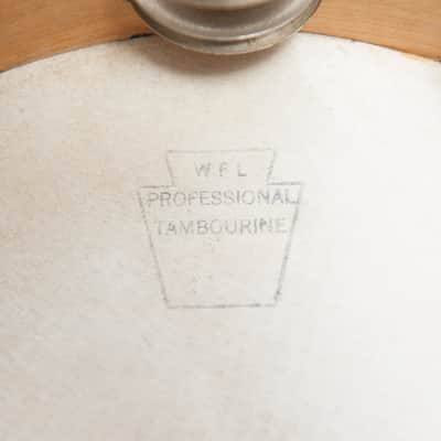 Rare 1950's double-row WFL (Ludwig) Professional Tambourine No. 95A image 5