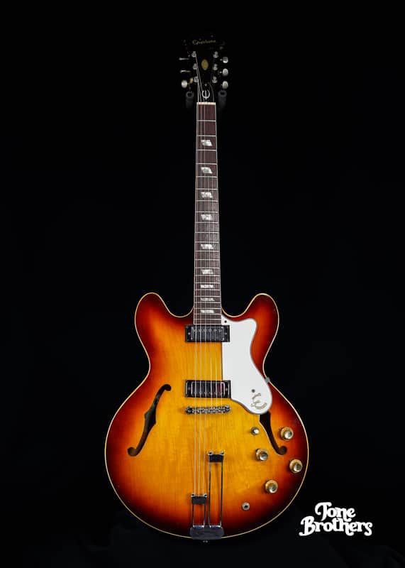 GWセール❣️Epiphone Riviera E360TD エピフォン リビエラ 1966 Epiphone E360TD Riviera, Royal Tan | The Music Emporium