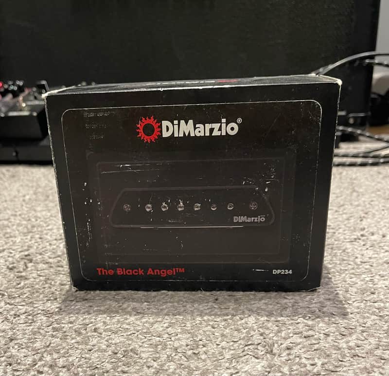 DiMarzio DP234 The Black Angel Acoustic Pickup 2010s - Black image 1