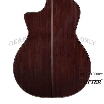 Crafter ML G-1000ce Anniversary all Solid Engelmann Spruce & Rosewood electronics acoustic guitar Bild 10