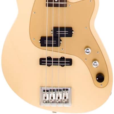 Reverend Decision Electric Bass Guitar - Sandstone with Rosewood Fingerboard image 1