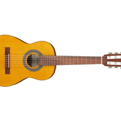 Used Ibanez GA3OAM Classical Acoustic 1/2 Sized Guitar - Open Pore Amber image 4