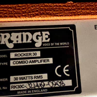Orange Rocker 30 1x12 Combo 2009 English made image 7