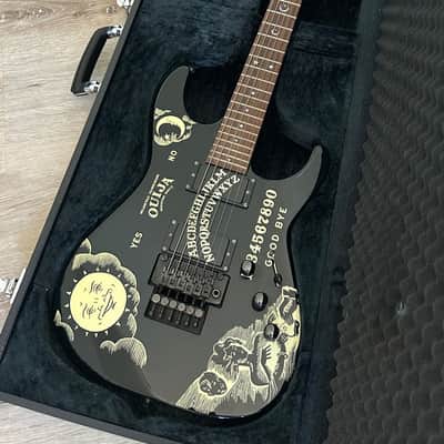 ESP KH-2 Ouija Kirk Hammett Signature 1990's - Black with Ouija Graphic image 7