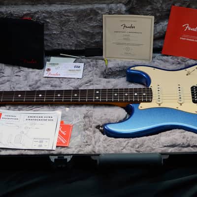 Fender American Ultra Stratocaster HSS with Rosewood Fretboard 2019 - 2025 - Cobra Blue image 1