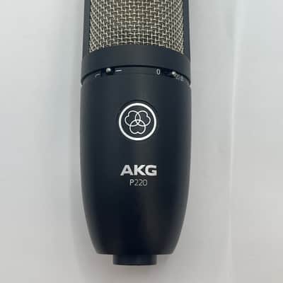 AKG P220 Large Diaphragm Cardioid Condenser Microphone 2010s - Black image 1