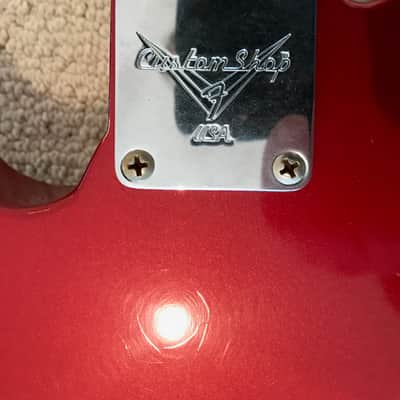 Fender Custom Shop Muddy Waters Tribute Relic Telecaster 93 of 100 2000 Candy Apple Red image 3
