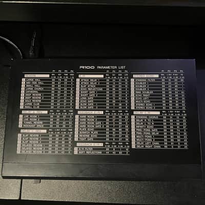 Yamaha R100 Half Rack Reverb Effects Processor image 2