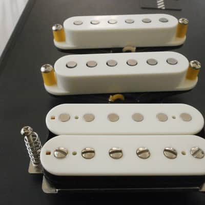 HSS Stratocaster A2 Pickups SET CLASSIC Q Strat Tone Humbucker Bridge SSH Electric Guitar Alnico Custom image 5