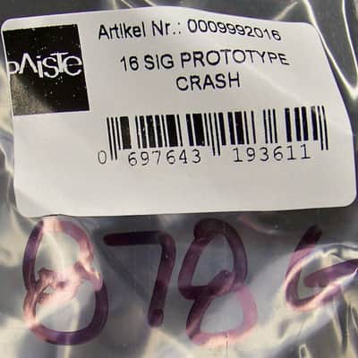 Paiste Signature Prototype 16" Crash Cymbal/Model # CY0009992016/New/833 Grams image 7
