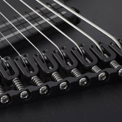 Schecter PT-8 MS Black Ops LH - Satin Black Open Pore (625) image 8
