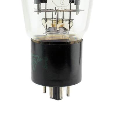 1953 SYLVANIA 5U4G BLACK PLATE SQUARE GETTER ELECTRON TUBE image 2