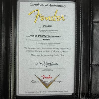 Fender USA Custom Shop 58 C/R Strat TCP NECK + TUNERS, Strat Maple! image 8
