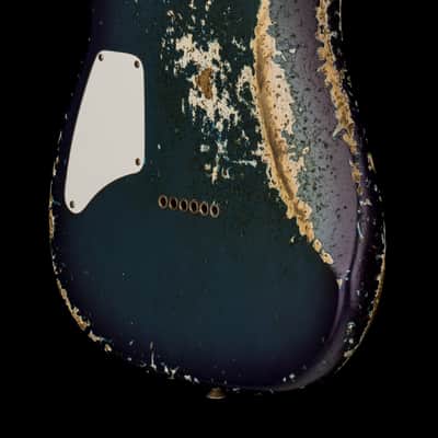 Fender Custom Shop 1966 Stratocaster SH Heavy Relic - Aged Competition Burgundy #87625 image 8