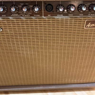 Fender Acoustasonic 30 DSP 2-Channel 30-Watt 1x8" Acoustic Guitar Amp with Onboard Effects 2004 - 2011 - Brown image 8