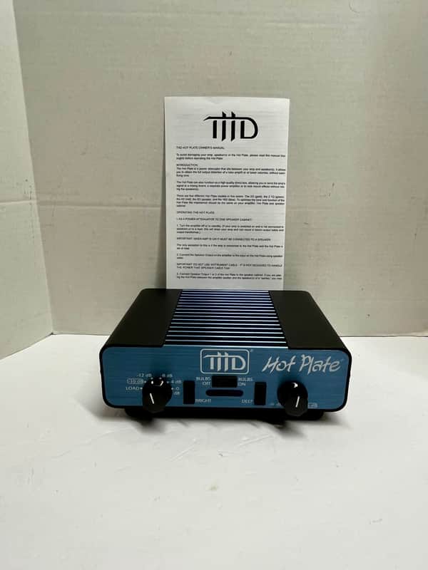 THD Hot Plate Power Reactive Attenuator 16 Ohm Blue Volume Control Load Box Amp Power Soak w with Manual image 1
