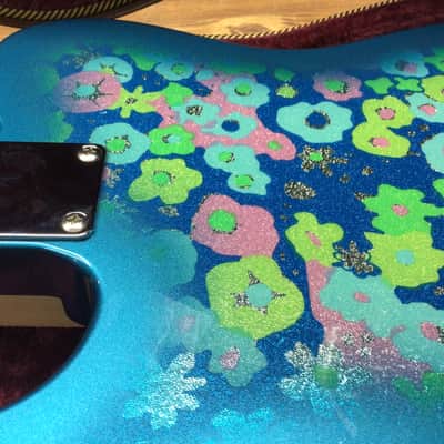 Fender 69 classic flowered blue telecaster MIJ image 11