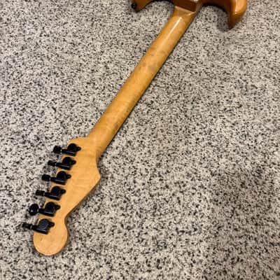 Warmoth Boogie Electric Guitar 7/8ths body Gibson Seymour Duncan 1990s - Natural image 16