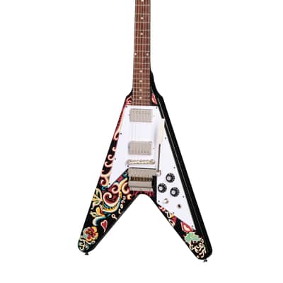 Epiphone Jimi Hendrix Flying V Electric Guitar - Love Drops image 6