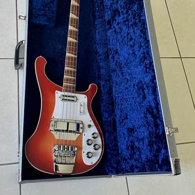 Rickenbacker 4001 "Mono" Bass 1968 - a dead mint Fireglo example w/an original Bill of Sale ! image 23