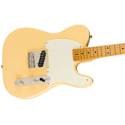 Squier FSR Classic Vibe 50s Esquire Electric Guitar, Maple FB, Vintage White image 4