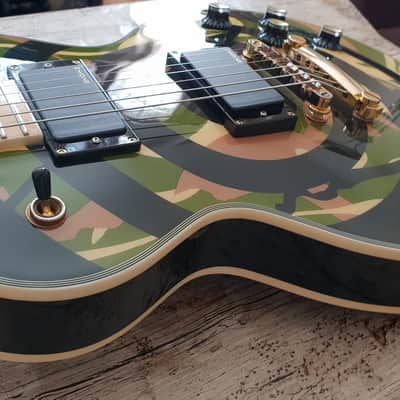 Epiphone Zakk Wylde Les Paul Custom 2008 Bullseye Camo image 13