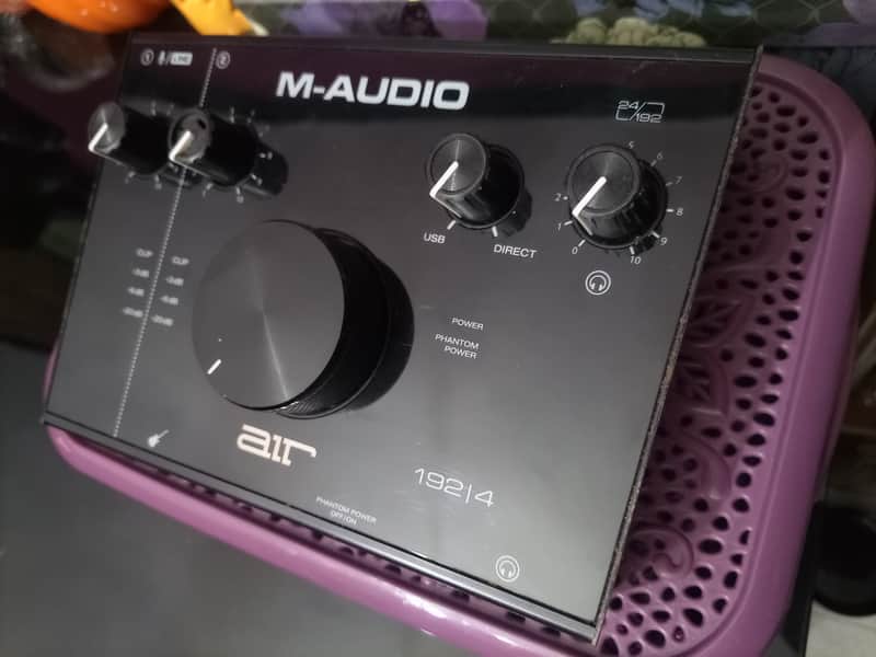 M-Audio AIR 192|4 USB Audio Interface 2019 - 2020 - Black image 1