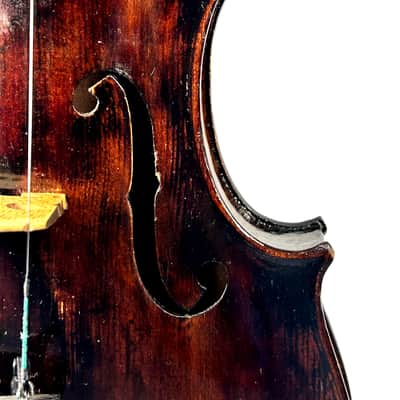 Old/Antique, Collectible 4/4 Violin + Hard Case - Rich Tone - Ready to play - Free WW Shipping - Youtube Video 小提琴 バイオリン image 7