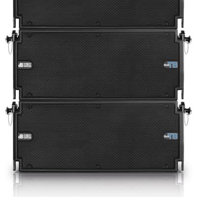 4x DB Technologies DVA T8 3-Way Active Line Array 8" Woofer / 6.5" Mid / 1" Horn 1400W image 1