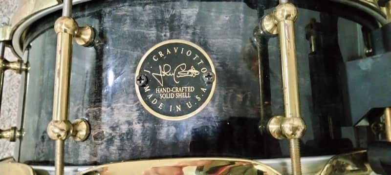 DW Craviotto Snare Drum single ply solid maple 14" x 5.5" image 1