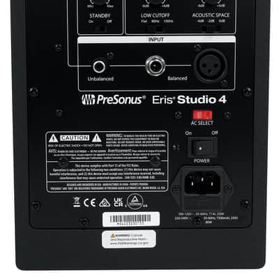 2 Presonus Eris Studio 4 Powered 4.5" Studio Monitor Speakers+Stands w/Desk Clamps image 10