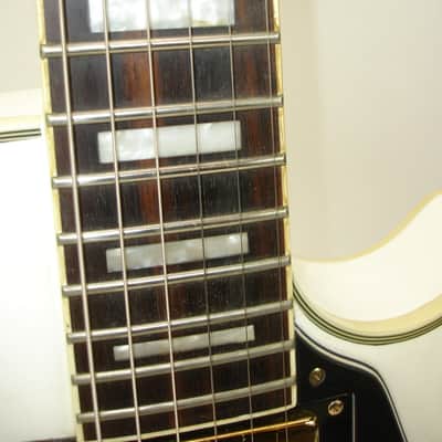 2015 Epiphone Les Paul Custom Pro Electric Guitar, Gold Hardware, Alpine White image 7