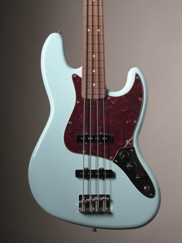 Fender Vintera 60s Jazz Bass - Daphne Blue w/ gigbag image 1