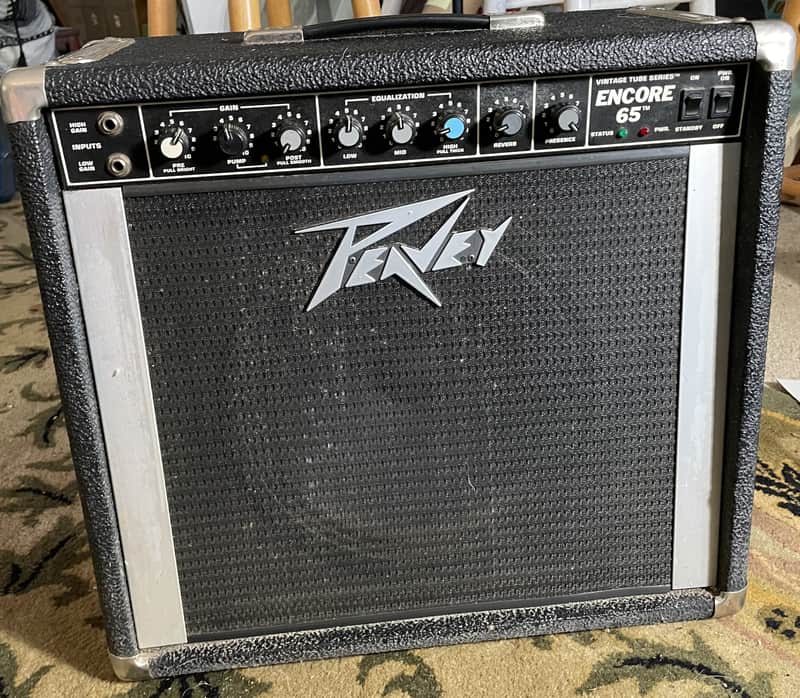 Peavey Encore 65 Vintage Tube Series 65-Watt 1x12" Guitar Combo 1980s - Black image 1