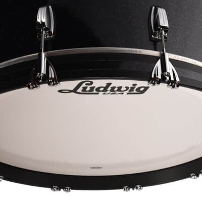 Ludwig Classic Maple 13/16/24 3pc. Drum Kit Hybrid Black Sparkle image 3