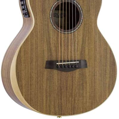 Traveler Guitar Redlands Concert 6 String Acoustic-Electric Guitar, Right, Koa (RC KE) image 3