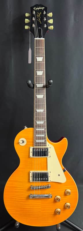 Epiphone IGC 1959 Les Paul Standard Electric Guitar Lemon Burst Finish w/ OHSC image 1
