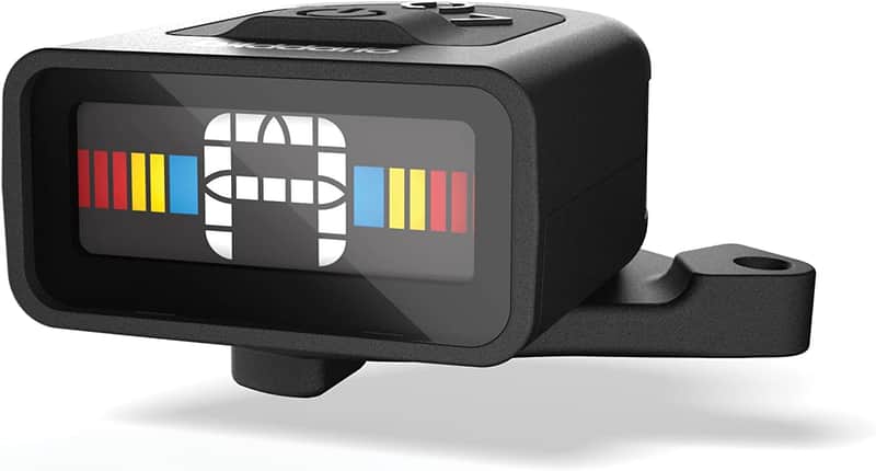 D'Addario Guitar Tuner - Micro Headstock Tuner - Tuner for Acoustic Guitar, Electric Guitar, Bass Guitar, Mandolin, Banjo, Ukelele - Compact & Discrete - Clip Free image 1